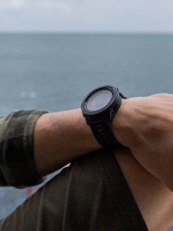 водостійкий тактичний годинник North Edge MARS Pro Black 5BAR