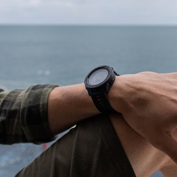 водостійкий тактичний годинник North Edge MARS Pro Black 5BAR - Зображення 3