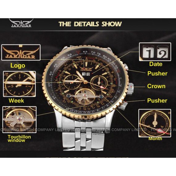 механічний годинник Jaragar Luxury - Зображення 2