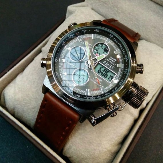 водостійкий тактичний годинник AMST Mountain - Зображення 6