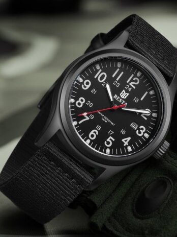 тактичний годинник Besta Command Black Metal, 2 ремінці