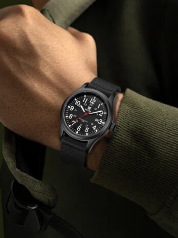 тактичний годинник Besta Command Black Metal, 2 ремінці