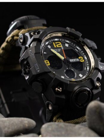 водостійкий тактичний годинник Besta Life Pro з компасом