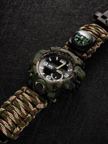 водостійкий тактичний годинник Besta Military з компасом