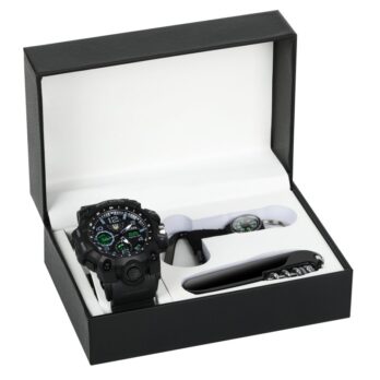 подарунковий набір,водостійкий тактичний годинник Besta Box Peremoga Set , з компасом