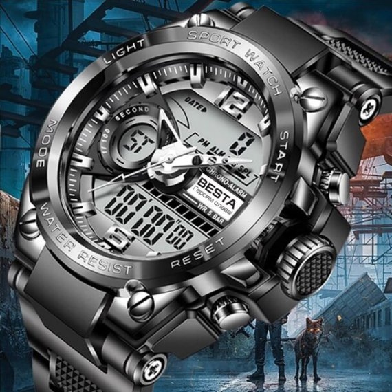 водостійкий тактичний годинник Besta Sport - Зображення 6
