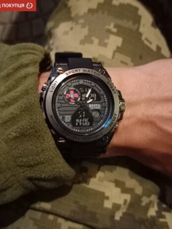 водостійкий тактичний годинник Besta Tattoo ЗСУ