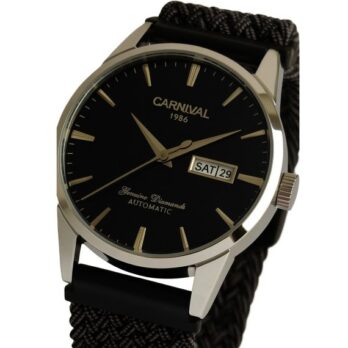 механічний годинник Carnival Flagman Magnetic Grey, 2 ремінці