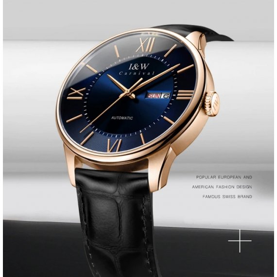 Чоловічий механічний годинник Carnival Atlantis - Зображення 5