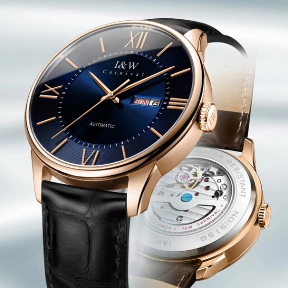 Чоловічий механічний годинник Carnival Atlantis - Зображення 9