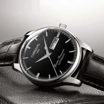 механічний годинник Carnival Flagman Magnetic Grey, 2 ремінці