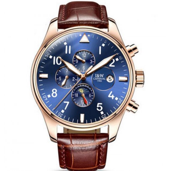 механічний годинник Carnival Grand Brown - Зображення 8