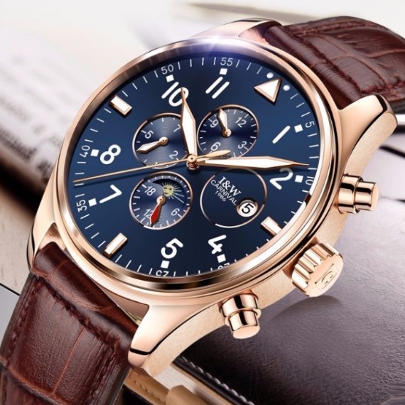 механічний годинник Carnival Grand Brown - Зображення 9