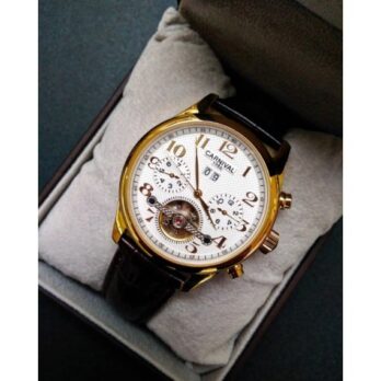 механічний годинник Carnival Swiss Brown