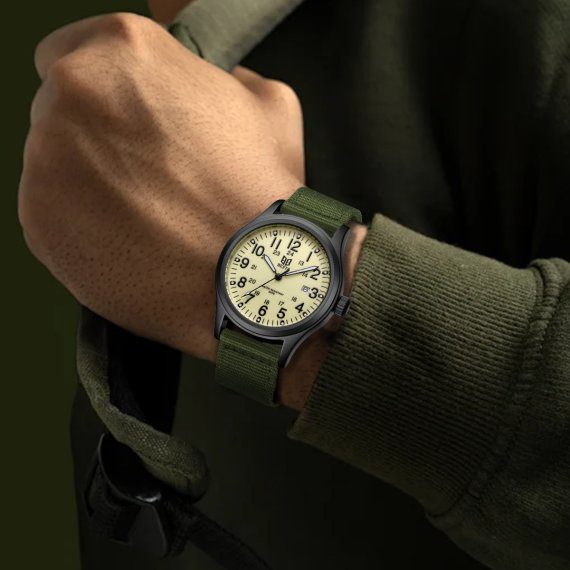 тактичний годинник Besta Command Green - Зображення 2