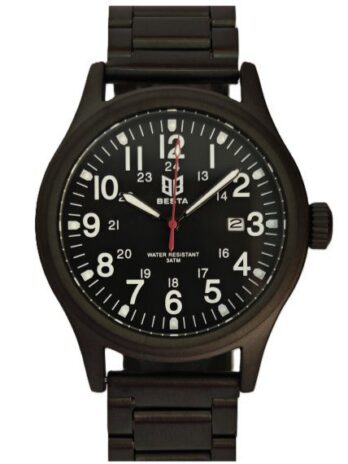 тактичний годинник Besta Command Black Metal, 2 ремінці
