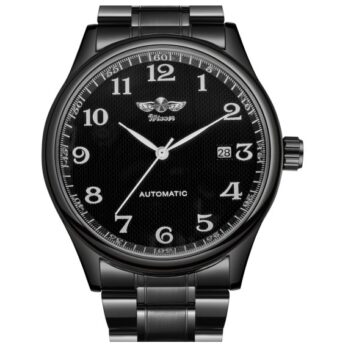 механічний годинник Winner Handsome Black