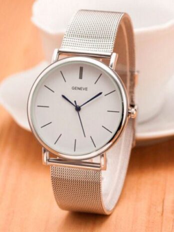 Жіночий годинник Geneva Steel Silver