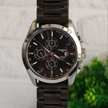 механічний годинник Carnival Genius Prime Silver, 2 ремінці