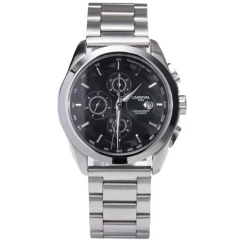 механічний годинник Carnival Genius Prime Silver, 2 ремінці