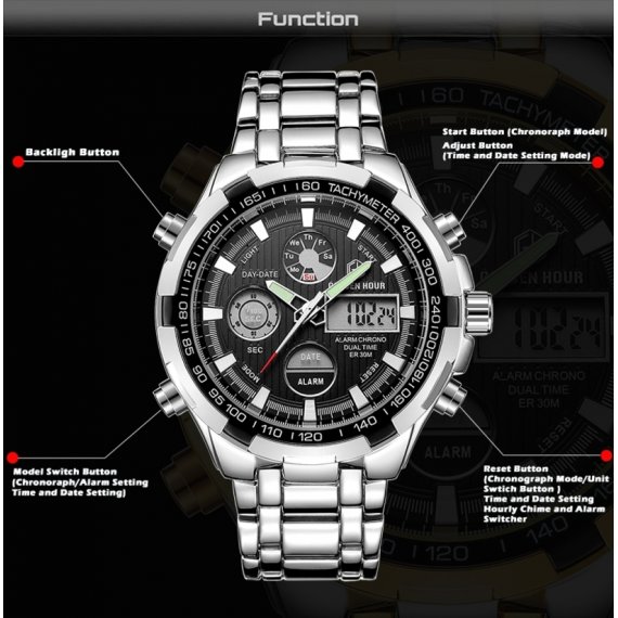 тактичний годинник GoldenHour Titan - Зображення 3