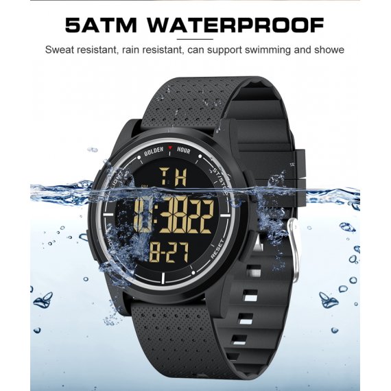 водостійкий тактичний годинник GoldenHour Water - Зображення 4