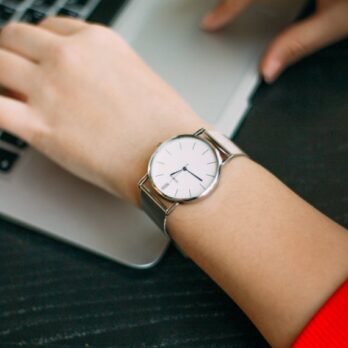 Жіночий годинник Geneva Steel Silver