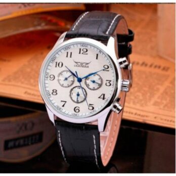 механічний годинник Jaragar Elite White