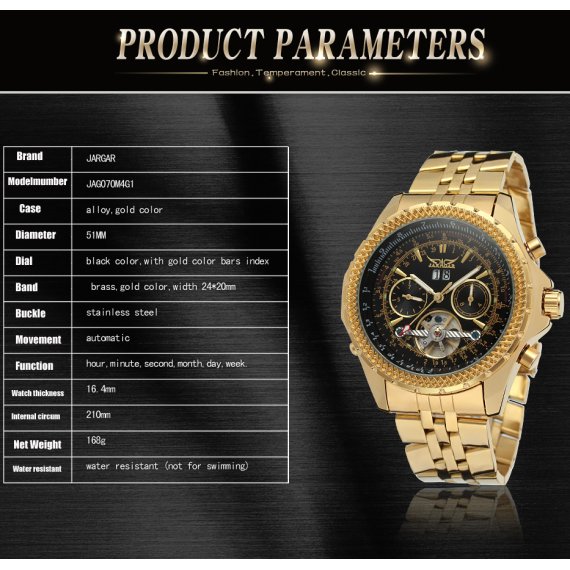 механічний годинник Jaragar Exclusive - Зображення 4
