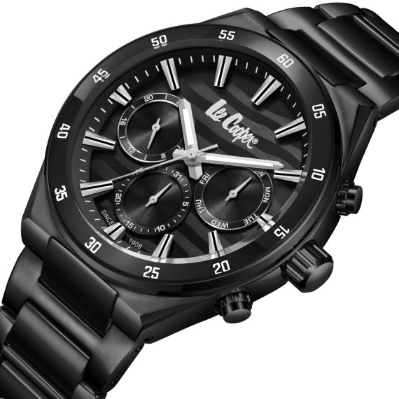 водостійкий годинник Lee Cooper Hit Black - Зображення 3