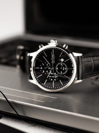 водостійкий годинник Lee Cooper Leather Black