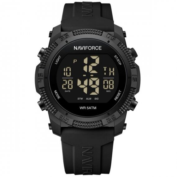 водостійкий тактичний годинник Naviforce Europe Black - Зображення 5
