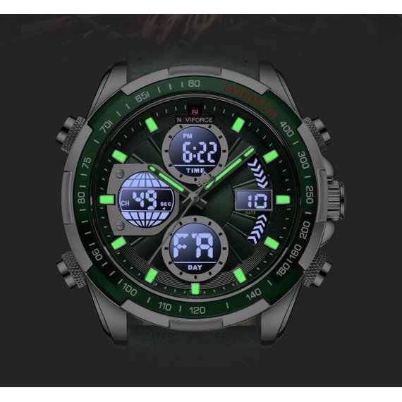 тактичний годинник Naviforce Fly ArmyGreen - Зображення 2