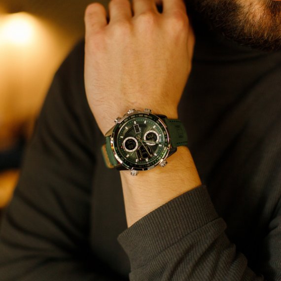 тактичний годинник Naviforce Fly ArmyGreen - Зображення 6