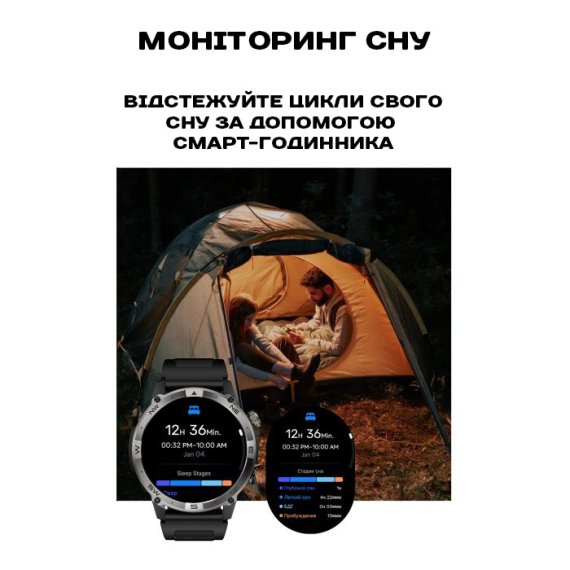 Розумний смарт годинник North Edge GPS Smart Titan з компасом - Зображення 6