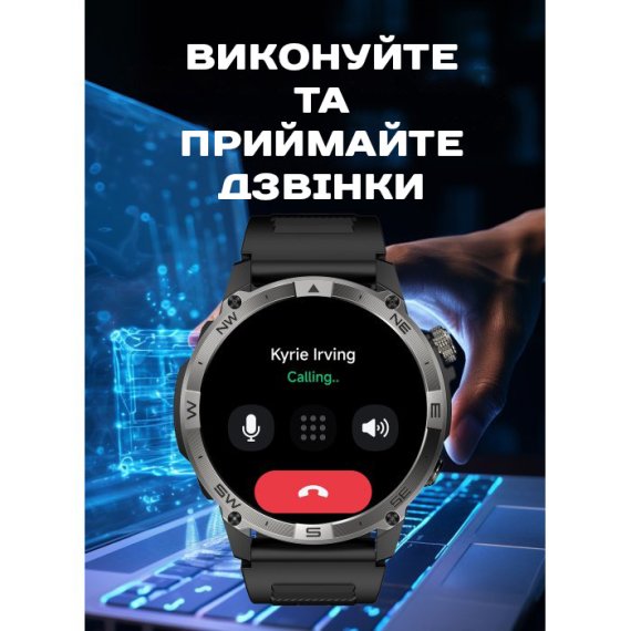Розумний смарт годинник North Edge GPS Smart Titan з компасом - Зображення 5