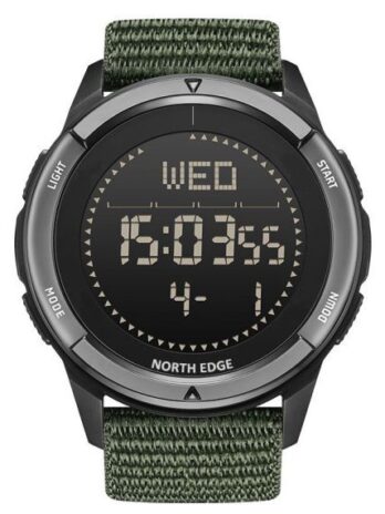 водостійкий тактичний годинник North Edge Alps з компасом