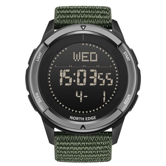 водостійкий тактичний годинник North Edge Alps з компасом - Зображення 4