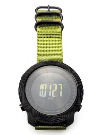 водостійкий тактичний годинник North Edge Apache Green 5BAR з компасом