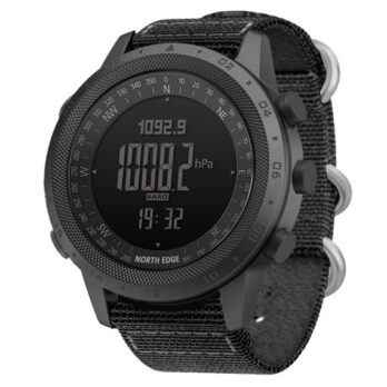 водостійкий тактичний годинник North Edge Desert 5BAR з компасом