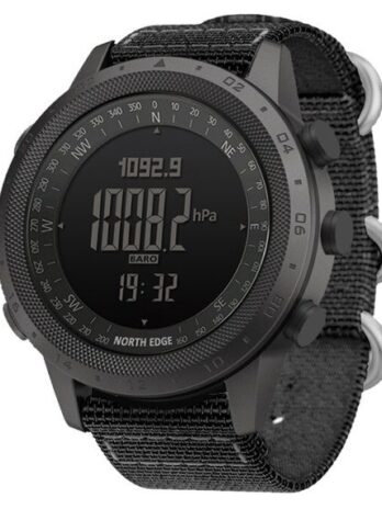 водостійкий тактичний годинник North Edge Desert 5BAR з компасом