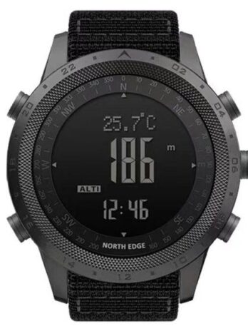 водостійкий тактичний годинник North Edge Desert 5BAR з компасом