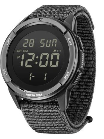 водостійкий тактичний годинник North Edge Terrax Black