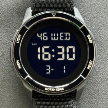 водостійкий тактичний годинник North Edge Terrax Black