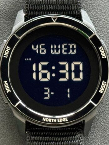 водостійкий тактичний годинник North Edge Terrax Black