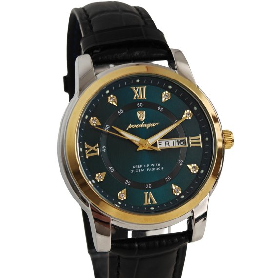 годинник Poedagar Unique Men Leather Deluxe, 2 ремінці