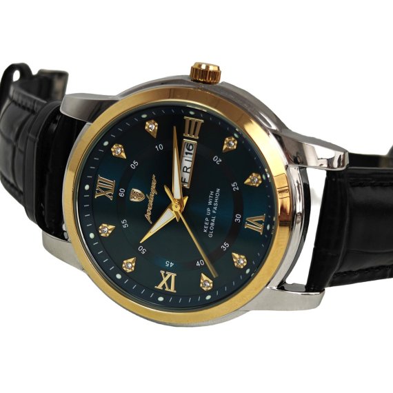 годинник Poedagar Unique Men Leather Deluxe, 2 ремінці - Зображення 5