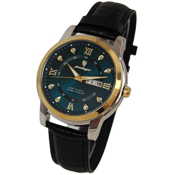 годинник Poedagar Unique Men Leather Deluxe, 2 ремінці - Зображення 2