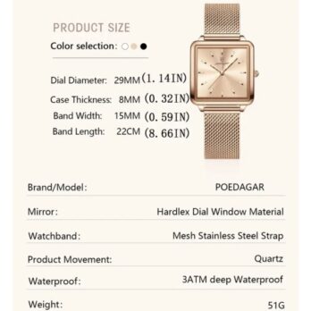 Жіночий годинник Poedagar Annet