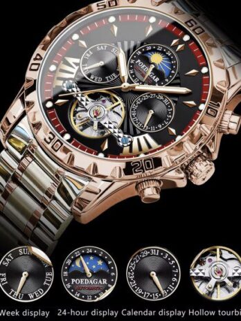 механічний годинник Poedagar Mechanical